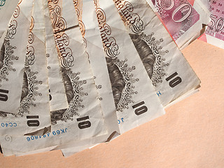 Image showing GBP Pound notes