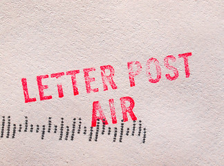 Image showing Letter post air