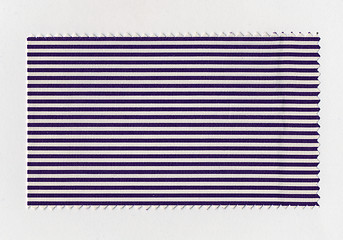 Image showing Violet Striped fabric sample