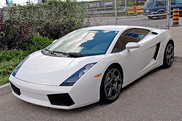 Image showing sport car white