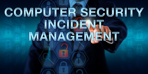 Image showing Pressing COMPUTER SECURITY INCIDENT MANAGEMENT