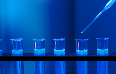 Image showing test tubes and pipette