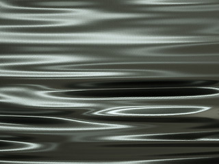 Image showing metallic cloth material with ripples and folds