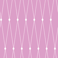 Image showing seamless background. White grid on the pink background