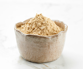 Image showing bowl of maca powder