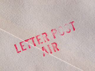 Image showing Letter post air