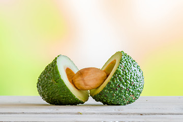 Image showing Avocado cutted in half