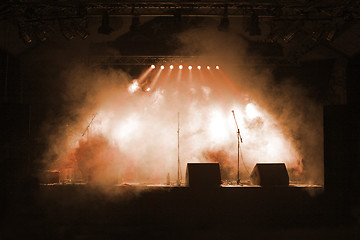 Image showing Music stage