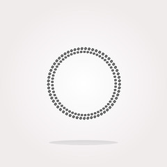 Image showing vector glossy web buttons with abstract circles. Web Icon Art. Graphic Icon Drawing