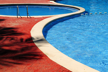 Image showing Outdoor swimming pool