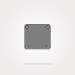 Image showing vector glossy empty speech bubble web button icon. Web Icon Art. Graphic Icon Drawing