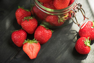 Image showing Fresh ripe strawberry