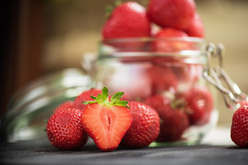 Image showing Fresh ripe strawberry