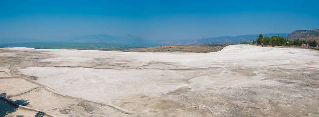 Image showing Panoramic view of Pammukale