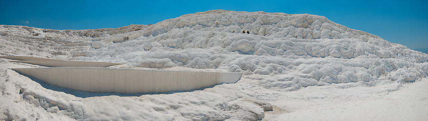 Image showing Panoramic view of Pammukale