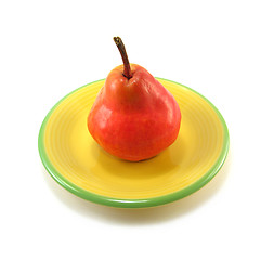 Image showing red pear