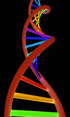 Image showing DNA structure model