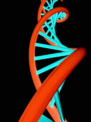 Image showing DNA structure model