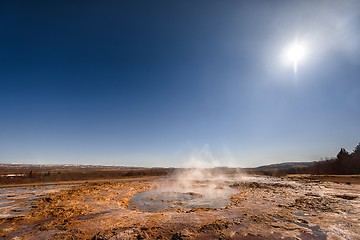 Image showing Geothermally active valley