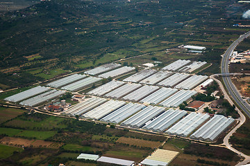 Image showing Agriculture from the sky