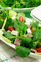 Image showing Field salad- healthy food