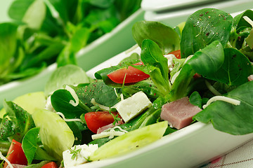 Image showing Field salad- healthy food