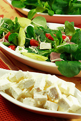 Image showing Field salad- healthy food