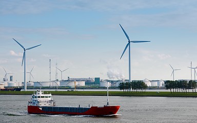 Image showing Large cargo ship