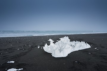 Image showing Icebergs at glacier lagoon 