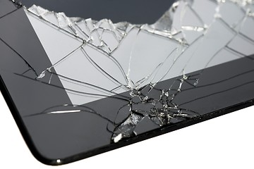 Image showing Smartphone with broken screen