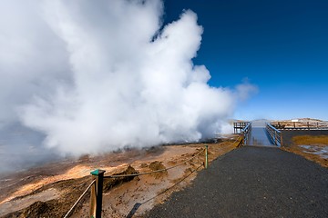 Image showing Geothermally active valley