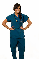 Image showing Friendly nurse