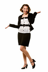 Image showing Happy business woman