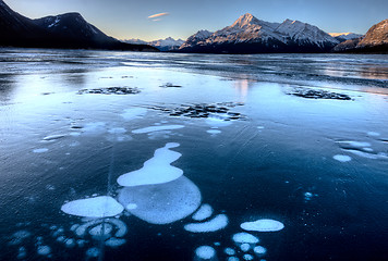 Image showing Abraham Lake Winter