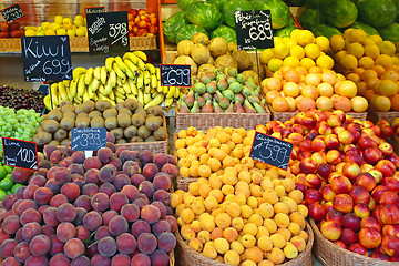 Image showing Fruit Market Stall