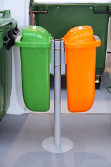 Image showing Public Trash Cans