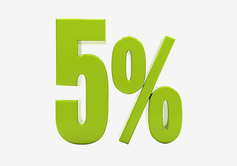 Image showing Percentage sign