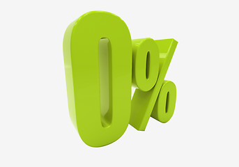 Image showing Percentage sign