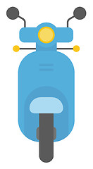 Image showing Modern classic scooter
