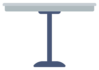 Image showing Round bar table.