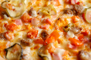 Image showing Pizza closeup
