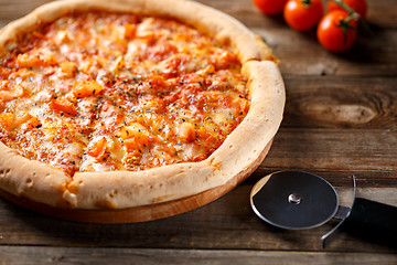 Image showing Delicious italian pizza