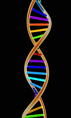 Image showing DNA structure model