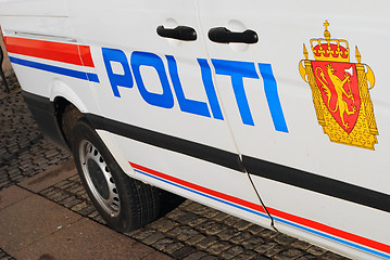 Image showing Norwegian police car