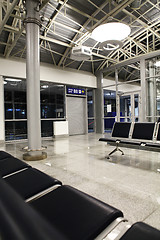 Image showing terminal in closed airport