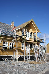 Image showing House under construction