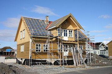 Image showing House under construction