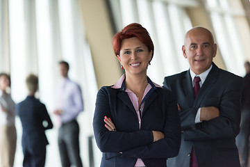 Image showing diverse business people group  at office