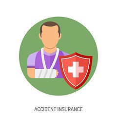 Image showing Insurance Flat Icons