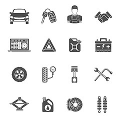 Image showing Car Service Vector Icons Set